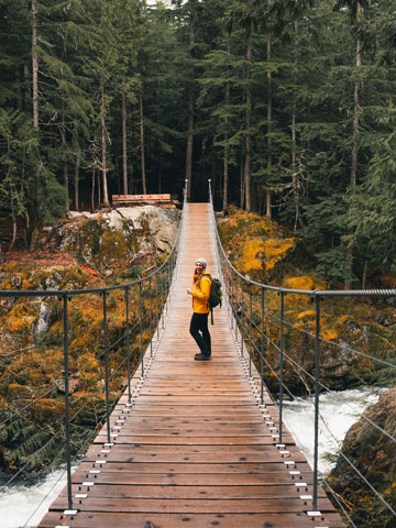 Hängebrücke in Whistler