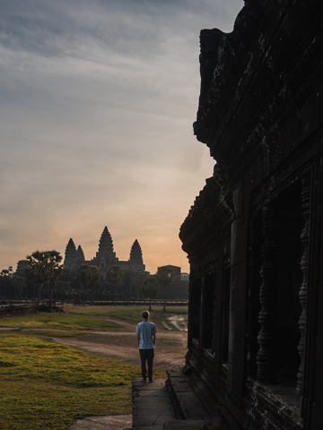 Angkor Wat zum Sonnenaufgang