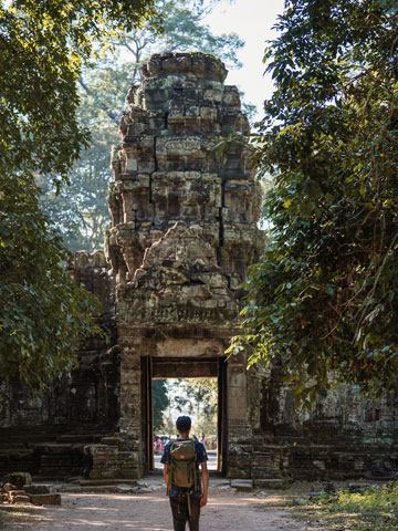 Besuch von Angkor Wat in Kambodscha