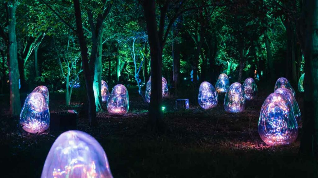 teamLab Botanical Garden in Osaka