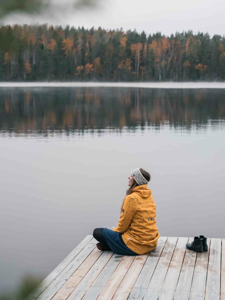 Lakehouse Juolas Blick auf den See