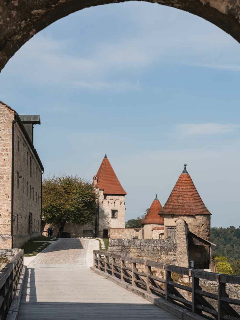 Burghausen in Oberbayern mit der weltlängsten Burg