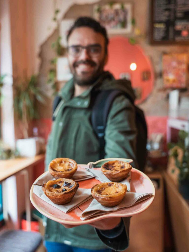 Essen während der Vegan Food Tour