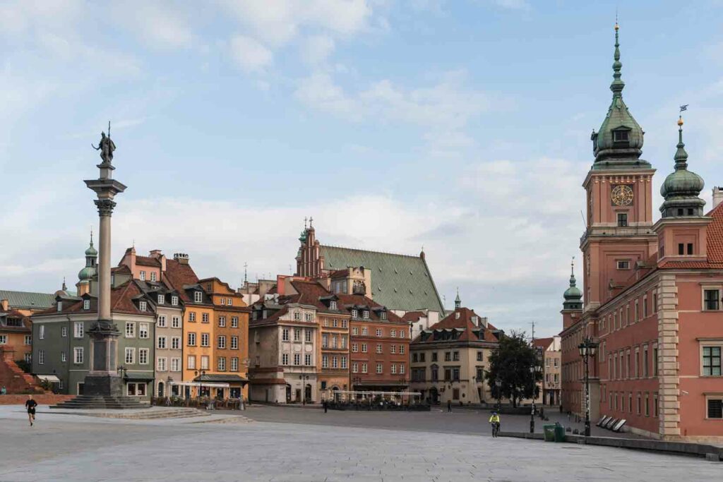 Schlossplatz in der Altstadt von Warschau