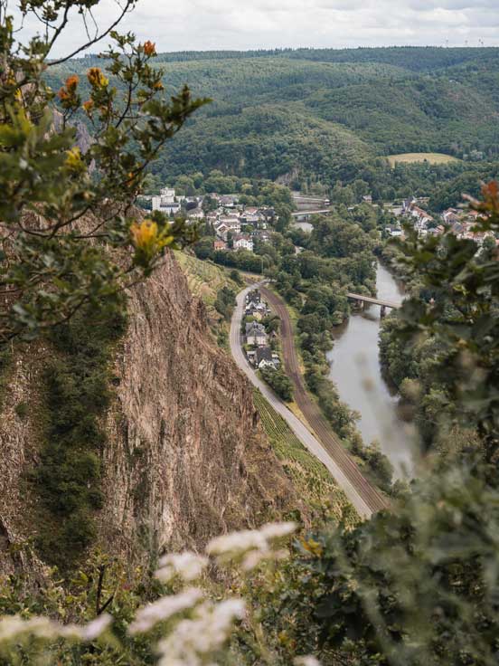 Rotenfels in Rheinland-Pfalz, toller Ausblick