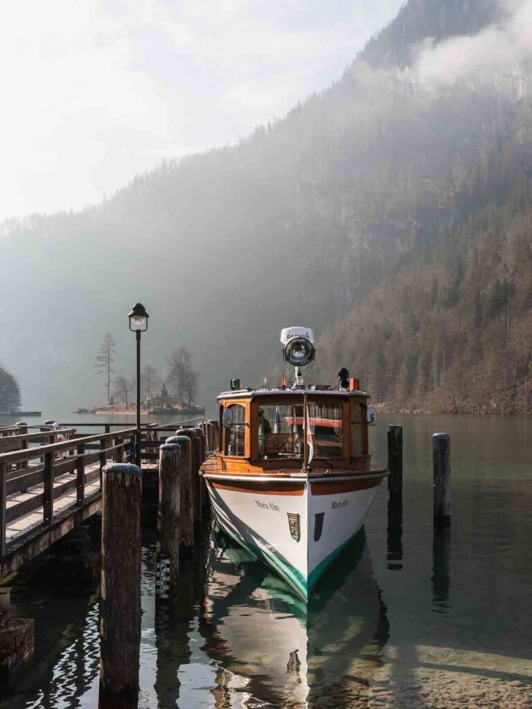 Königssee in Schönau mit dem Zug